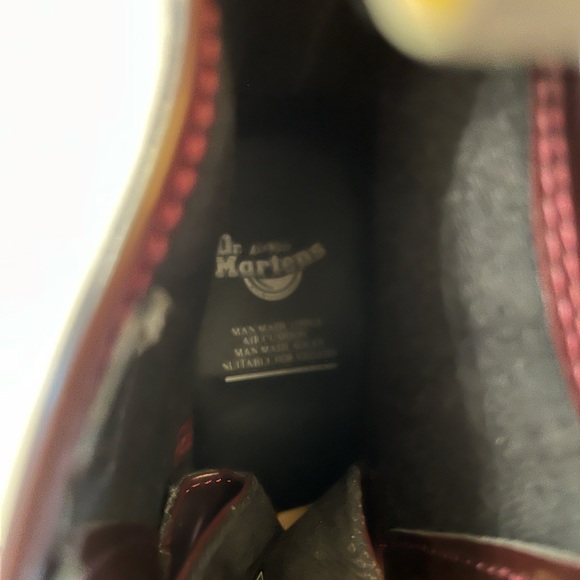 Dr. Martens Cherry Red Vegan 1460 Lace Up Boots Women’s Size 8 EUC - Picture 6 of 8